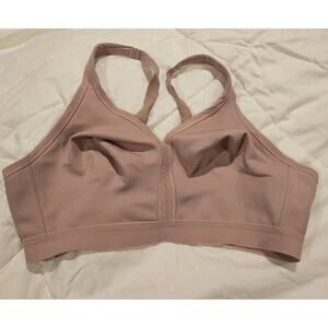Soma Embraceable FC Wireless Unlined Bra 38C Pink Nude Back Close Hook Eye